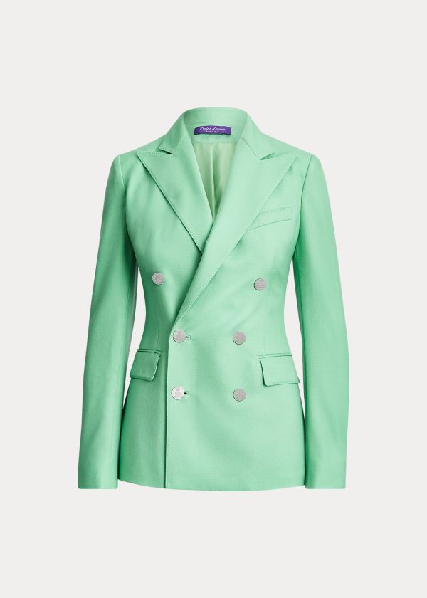 Chaquetas Ralph Lauren Mujer Verdes - Camden Cashmere - DYHST9063